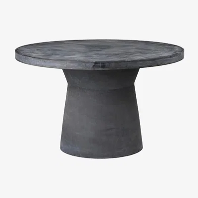 Olivia's Broste Copenhagen Fiberclay Outdoor Table Dark Charcoal | Outlet / Small
