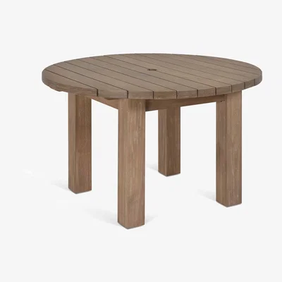 Olivia's Garden Trading Porthallow Round Dining Table Medium Natural