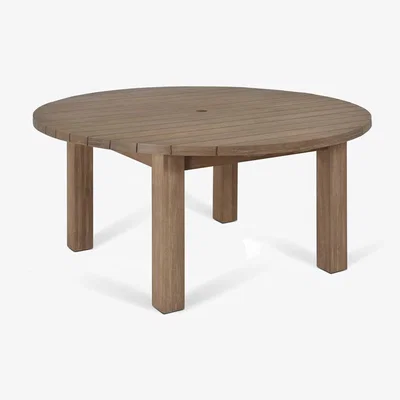 Olivia's Garden Trading Porthallow Round Dining Table Large Natural