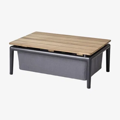 Olivia's Cane-line Conic Grey Box Outdoor Table
