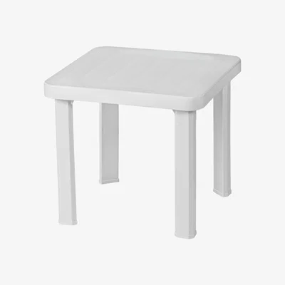 The Range Andorra Garden Side Tables Pack White - White