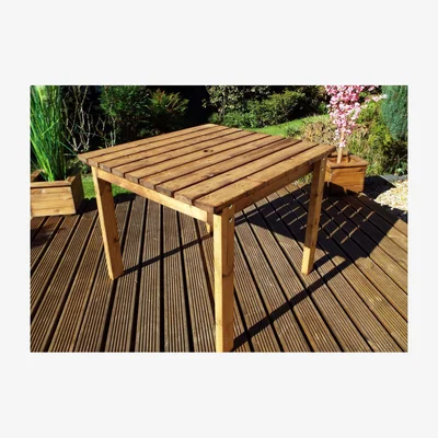The Range Charles Taylor Small Square Dining Table - Redwood