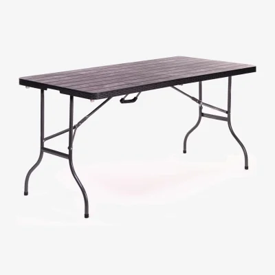 The Range 5ft Folding Buffet Garden Table - Black