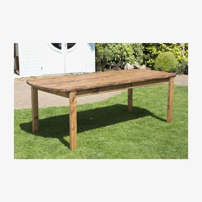 The Range Charles Taylor Large Rectangular Dining Table - Redwood