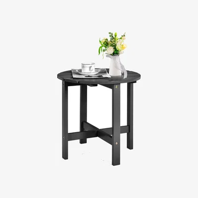 The Range Costway Outdoor Bistro Table - Black