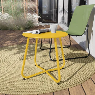 The Range Garden Table for Living Room Terrace Balcony - Yellow