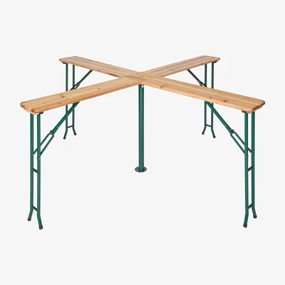 The Range Folding Table Quattro - Brown,Green