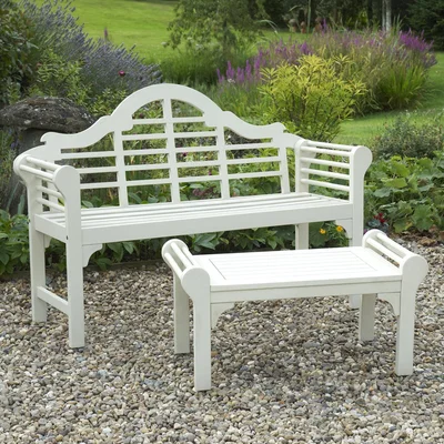 The Range Greenhurst Lutyens Style Table - White