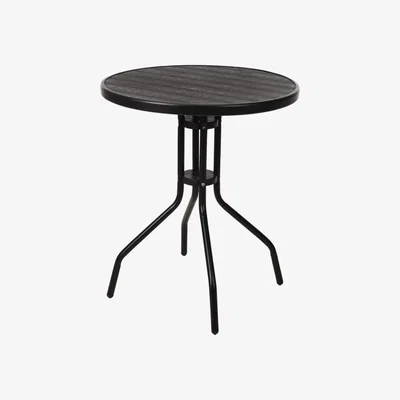 The Range Round Table with Wooden Look Top