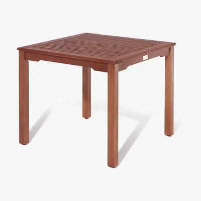 The Range Rowlinson Willington Hardwood Square Table 90cm - Brown