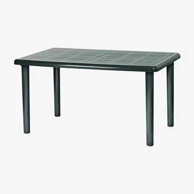 The Range Olot 6 Seater Rectangular Garden Dining Table - Green