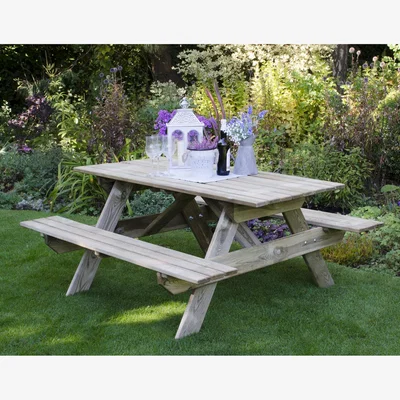 The Range Forest Rectangular Picnic Table