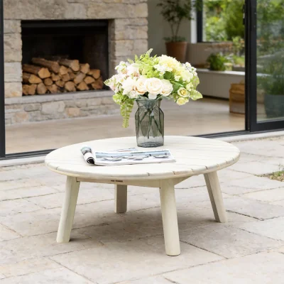The Range Abrihome PAS-2528 Solid Acacia Outdoor Garden Set - Natural Wood / 70cm / Coffee Table