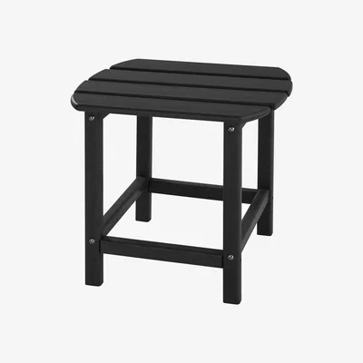The Range Outdoor Side Table - Black