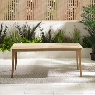 The Range Asa Outdoor 6 Seat Acacia Dining Table - Teak