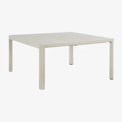 Westwing Extendable Garden Table Kiplin, 97 - 150 x 150 cm