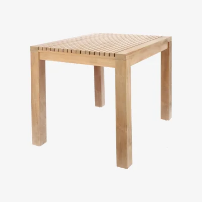 Westwing Teak Wood Garden Table Samoa, 75 X 60 cm