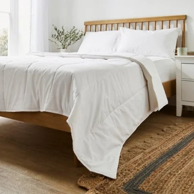 Dunelm Fogarty Cool Cotton 1 Tog Duvet White
