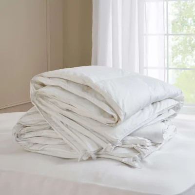 Feather & Black White Snow Duck Down and Feather Duvet, Super King - 10.5 tog (Spring/Autumn warmth)