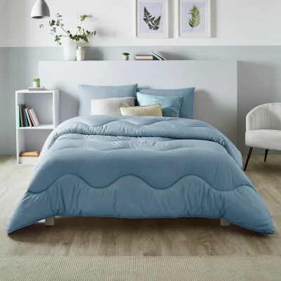 Habitat Night Lark Twilight Linen Print 4.5 Tog Duvet - Single