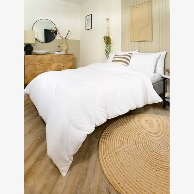 John Lewis Night Lark Essential Seersucker Coverless Duvet, 10.5 Tog