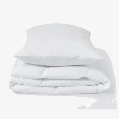 John Lewis John Lewis Toddler Soft Touch Washable Duvet & Pillow Set, 4 Tog, White, Cot