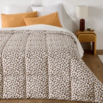 La Redoute Leopold Leopard Print Recycled Microfibre Duvet