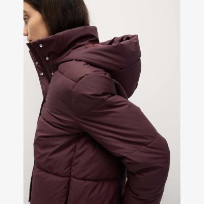 Marks & Spencer M&S Rubber Thermowarmth™ Padded Duvet Jacket Dark Claret
