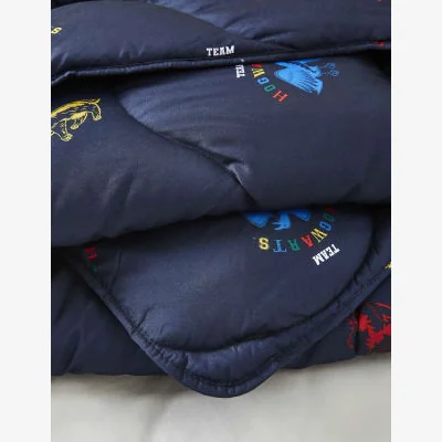 Marks & Spencer M&S Harry Potter™ Coverless Duvet & Pillowcase - SGL - Navy Mix, Navy Mix