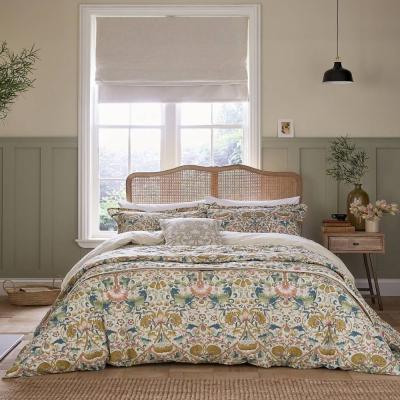 Downtown Morris and Co Lodden Duvet Set - Primrose and Thyme - Super King In Multi