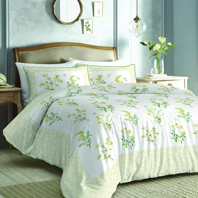 Downtown Appletree Elise Duvet Set - Yellow - Double