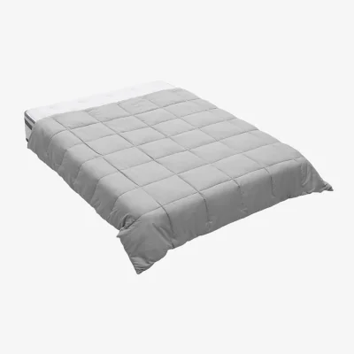 The Range Grey Down Alternative Quilted Duvet Insert with Corner Tabs - Grey / 220cm / 260cm