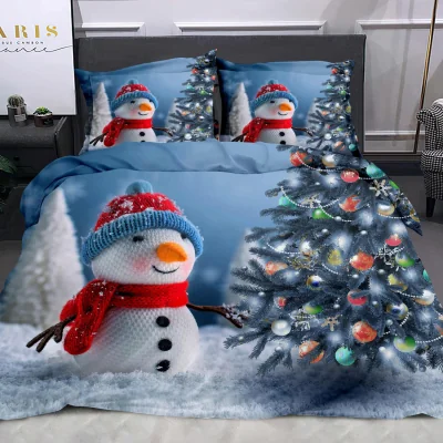 The Range Snowman Christmas duvet sets - Blue