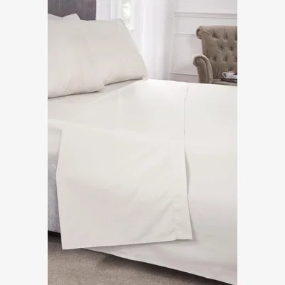 The Range Percale Duvet Set - Ivory / King