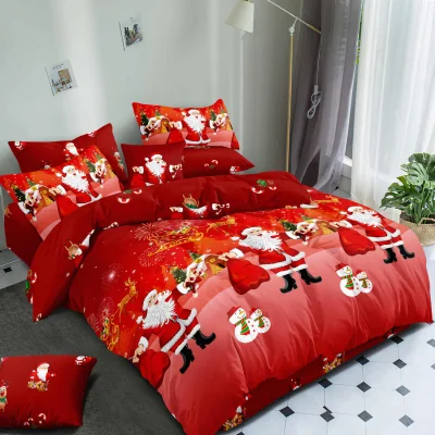 The Range Red Santa Christmas duvet sets - Red