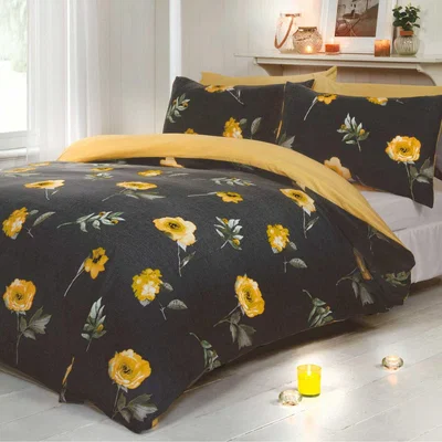 The Range Darcy Polycotton Duvet Set With Pillowcase - Primrose / Superking