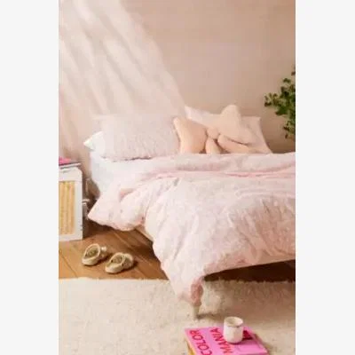Urban Outfitters Pretty Bows Duvet Set - Pink Single at Urban Outfitters