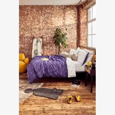 Urban Outfitters Purple Celestial Duvet Set - Blue Single at Urban Outfitters