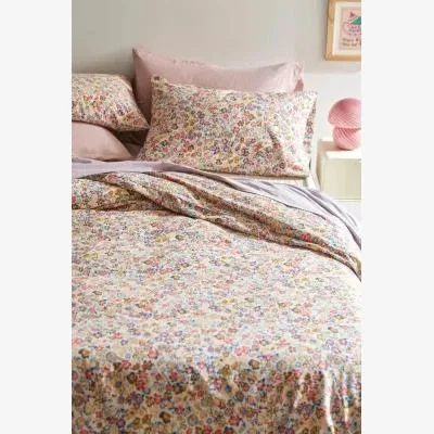 Urban Outfitters Abigail Floral Duvet Set - White Double at Urban Outfitters