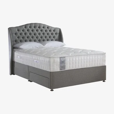 Furniture Village Sealy - Latex 2200 Divan Set - Super King - Grey