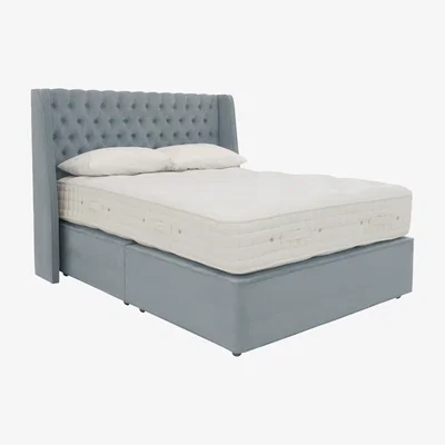 Furniture Village Hypnos - Bespoke Grandeur Divan Set - Super King - Grey