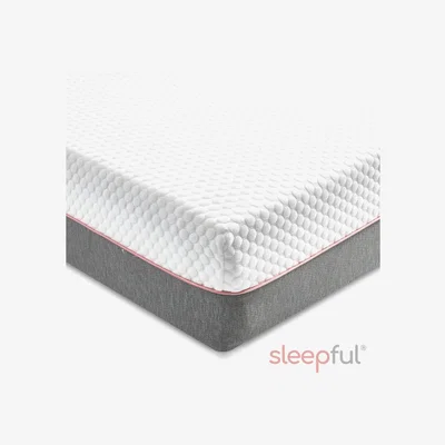 Furniture123 Sleepful Hybrid Cooling Gel and 2000 Pocket Sprung Rolled Mattress - Super King