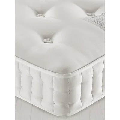 John Lewis John Lewis & Partners Natural Collection Leckford Linen 3400, Super King Size, Medium Tension Pocket Spring Mattress