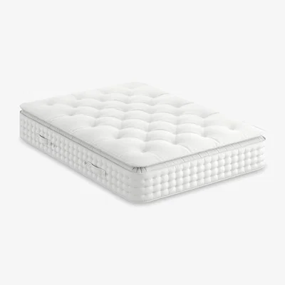 Marks & Spencer Pillowtop 1700 Pocket Spring Medium Lambswool Mattress - 6FT - White, White