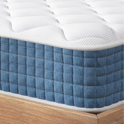 The Range Neche Comfort and Breathable Mattresses, 25cm Deep, Medium Firm - White / Superking