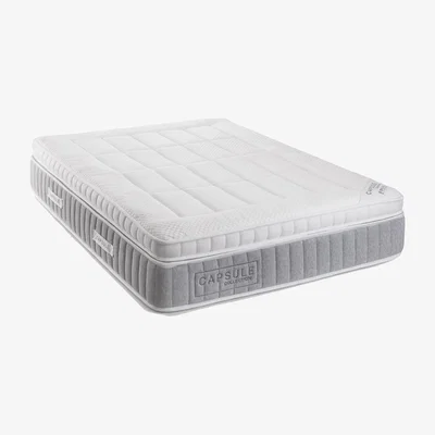 The Range Capsule 2000 Box Top Mattress - White / Super king
