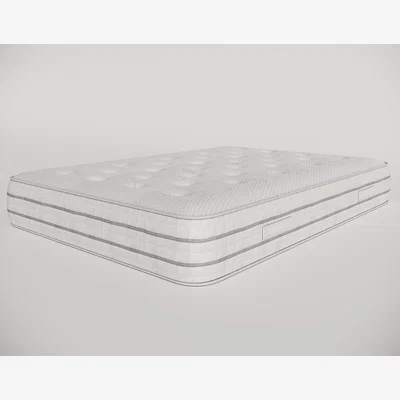 The Range Silk 1000 Pocket Sprung Mattress Super King - White