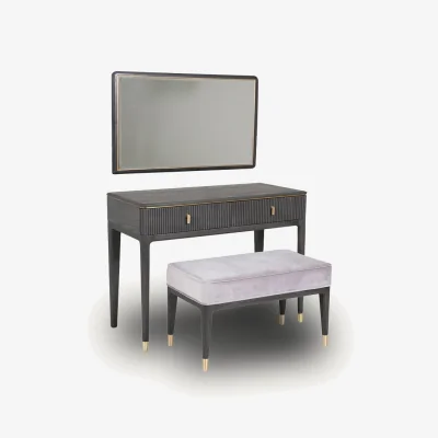 Arighi Bianchi Dante Dressing Table Set, Black