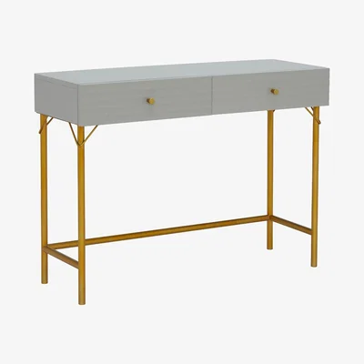 Barker and Stonehouse Verity Dressing Table, Grey Mahogany Wood | Barker & Stonehouse
