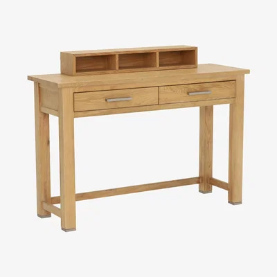 Barker and Stonehouse Ibex Dressing Table, Brown Oak Wood | Barker & Stonehouse
